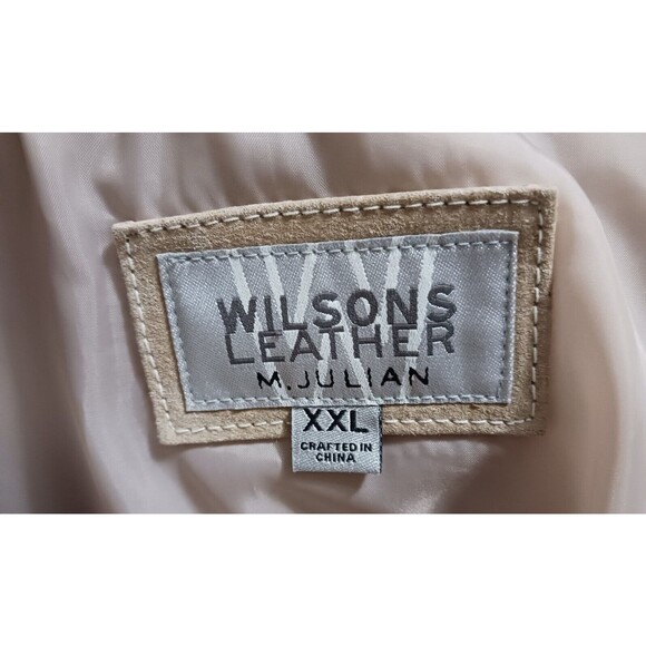 NEW Vintage Wilsons Men's Size XXL Suede Leather Jacket Tan M. Julian + Cleaner - Picture 5 of 14